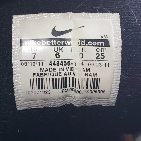 Nike Mens The Overplay VI 443456-104 White Basketball Shoes Lace Up Size US 7 - Picture 8 of 9